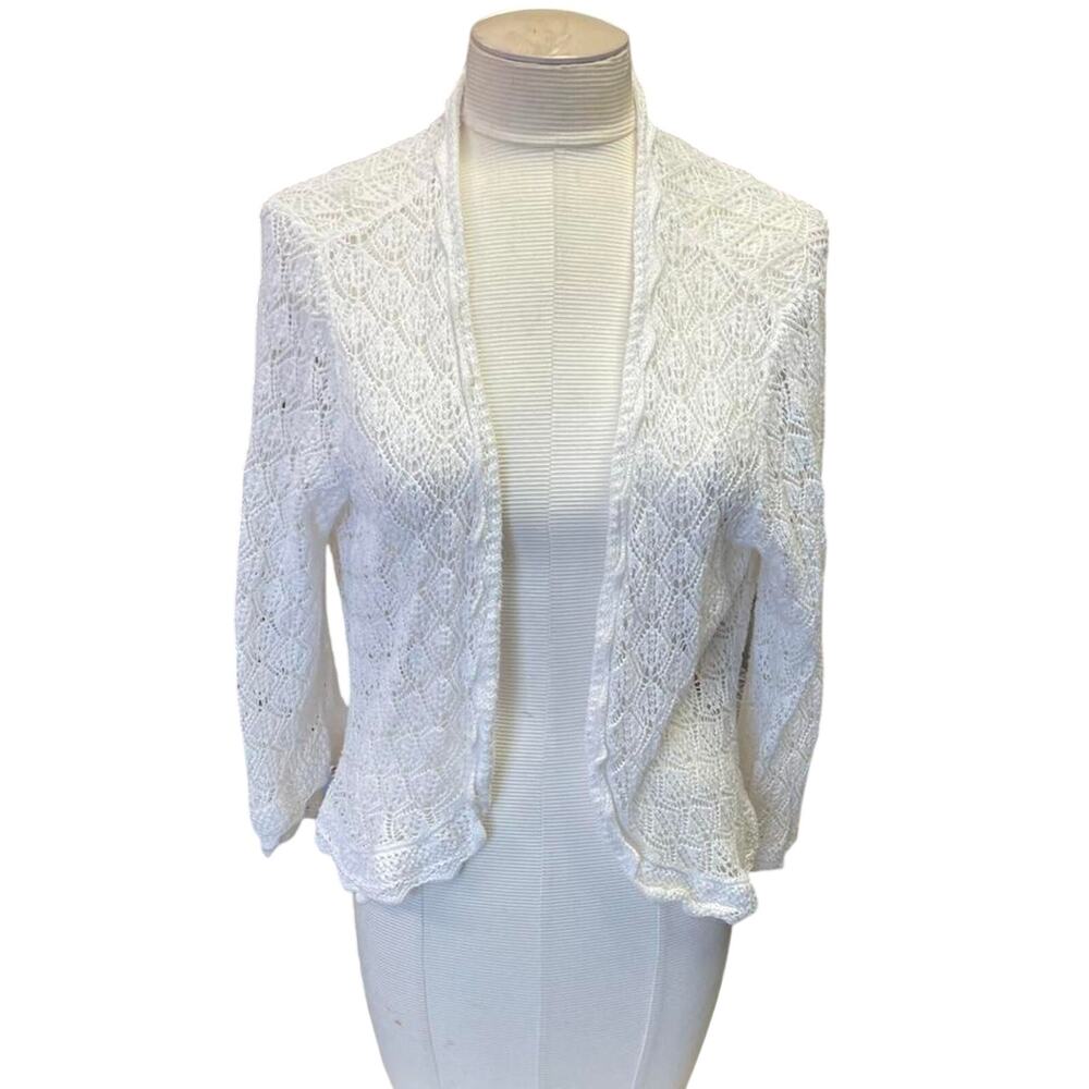 White lace cardigan